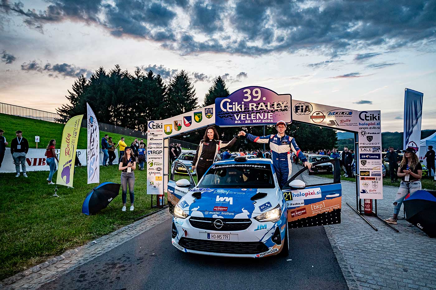 Jonas Müller bei der Rally Velenje 2024