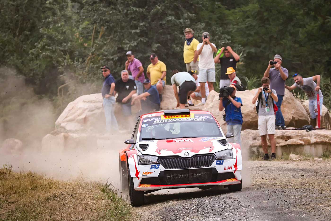 Liam Müller bei der San Marino Rally 2024