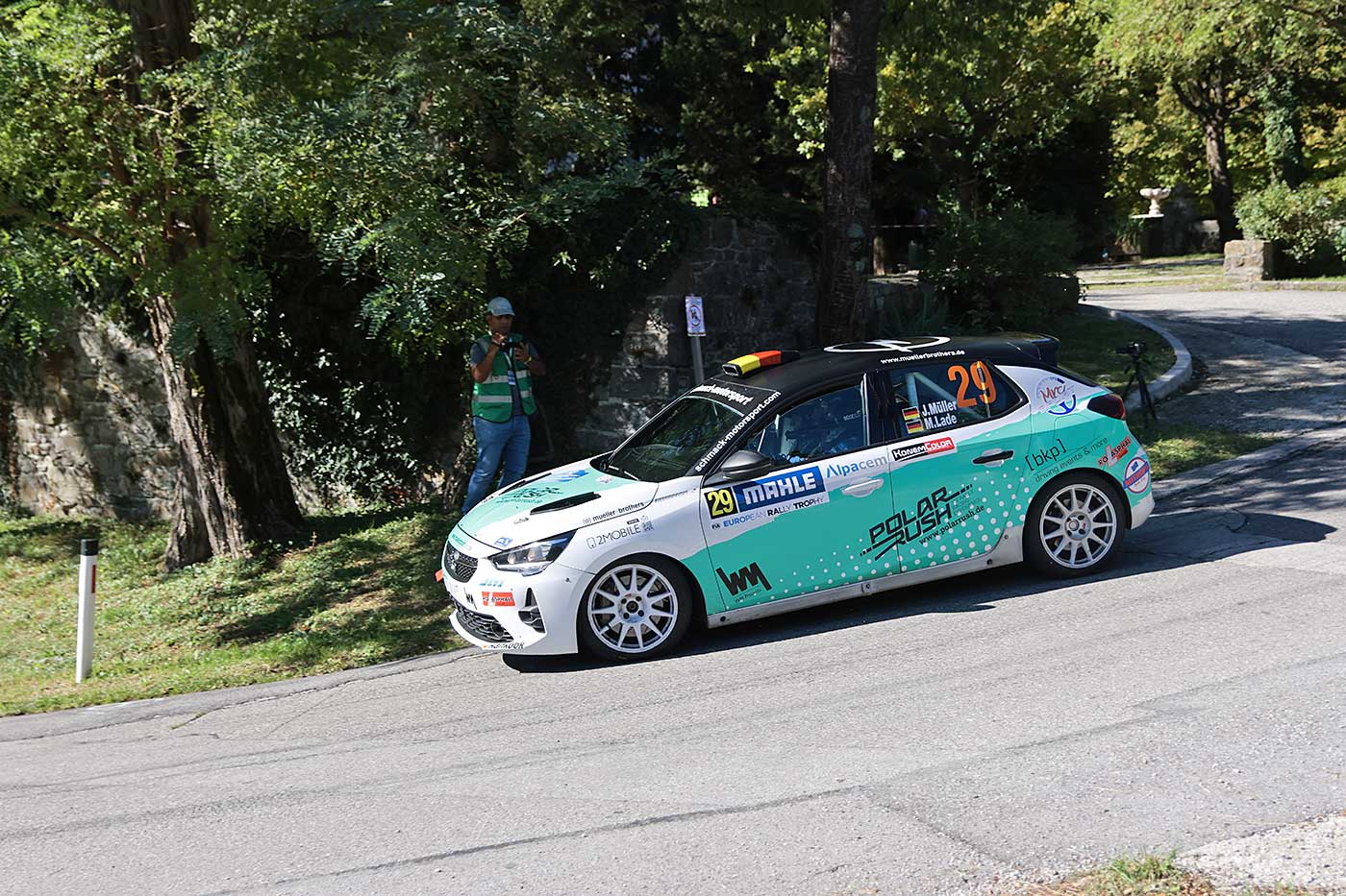 Jonas Müller bei der Rally Nova Gorica 2024