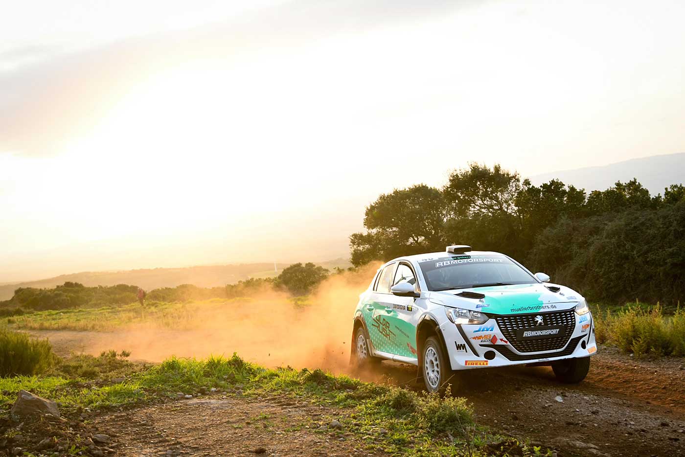 Jonas Müller bei der Rally dei Nuraghi e del Vermentino